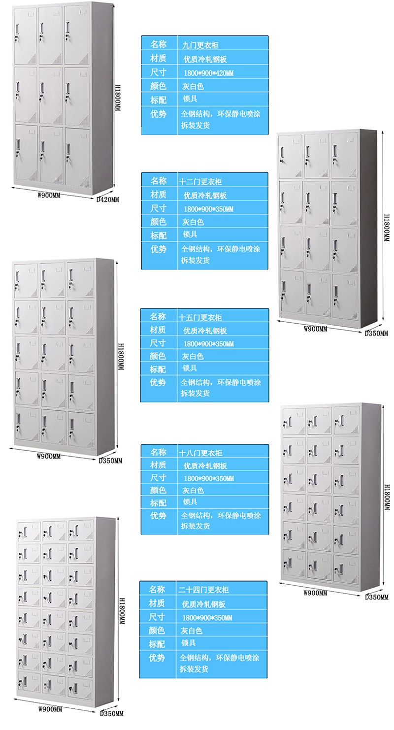 海發(fā)HF-YGCJ系列更衣柜、鋼制更衣柜